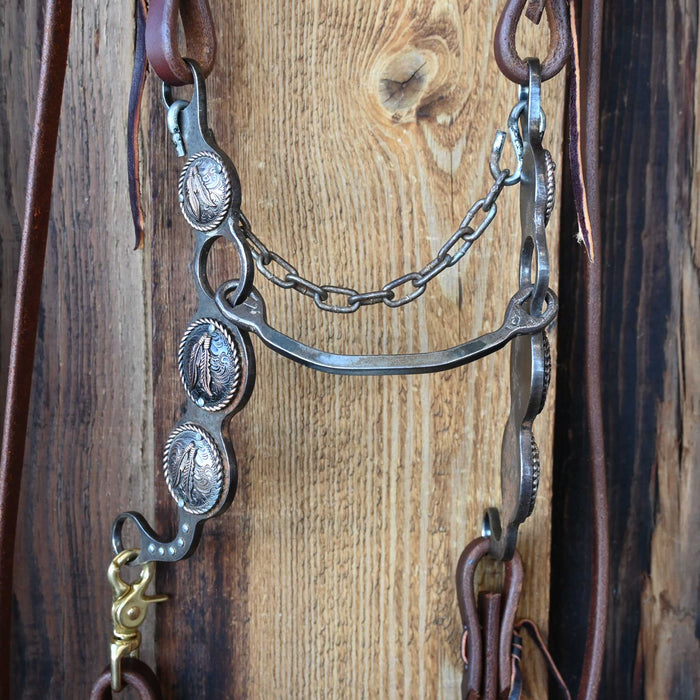 Petska Mullen Gag Bridle Rig w/Single Ear Headstall