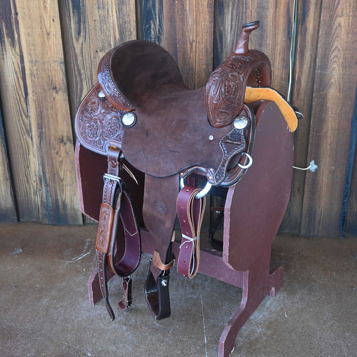 14.5" TESKEY'S BARREL SADDLE Saddles - New Teskey's Saddlery