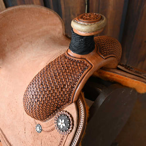 13.5" PATRICK SMITH ROPING SADDLE Saddles Patrick Smith