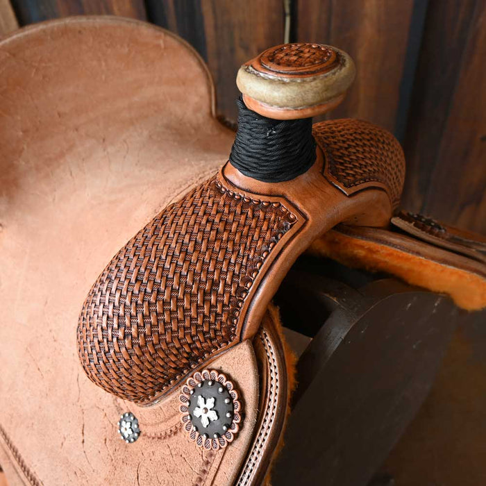 13.5" PATRICK SMITH TEAM ROPING SADDLE Saddles - New Patrick Smith
