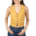 Cruel Denim Women's Vintage Gold Vest WOMEN - Clothing - Tops - Sleeveless Cruel Denim