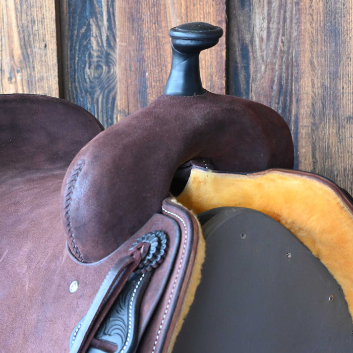 15.5" JEFF SMITH BUSTER WELCH RANCH CUTTING SADDLE