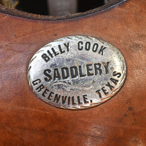 16.5" USED BILLY COOK STEER WRESTLING SADDLE Saddles Billy Cook   