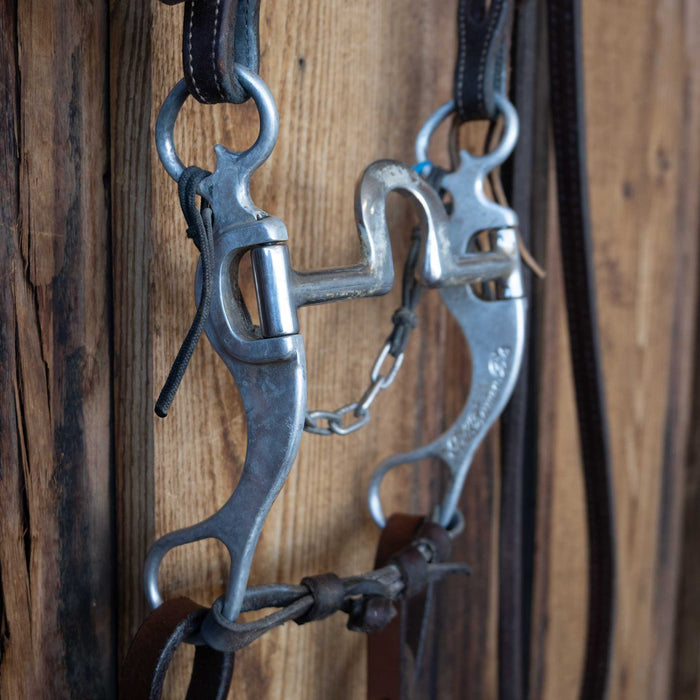 Bill Freeman Mushroom Port Bridle Rig w/Single Ear Headstall