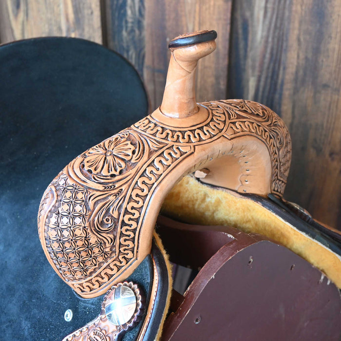 14" TESKEY'S BARREL SADDLE Saddles - New Teskey's Saddlery