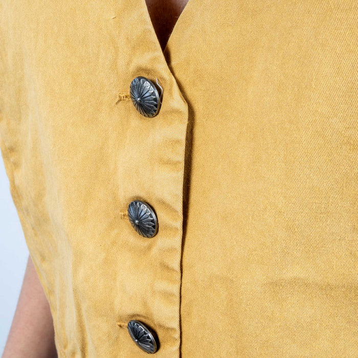 Cruel Denim Women's Vintage Gold Vest WOMEN - Clothing - Tops - Sleeveless Cruel Denim