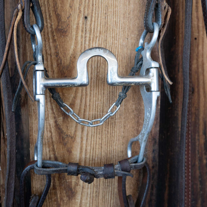 Bill Freeman Mushroom Port Bridle Rig w/Single Ear Headstall