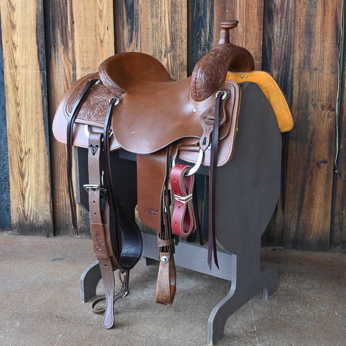 15.5" JEFF SMITH BUSTER WELCH RANCH CUTTING SADDLE