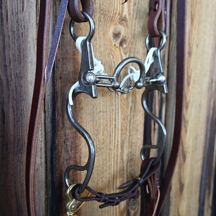 Kerry Kelley Ported Chain Bridle Rig w/Single Ear Headstall