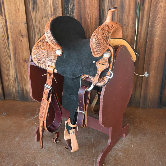 13" TESKEY'S BARREL SADDLE Saddles - New Teskey's Saddlery