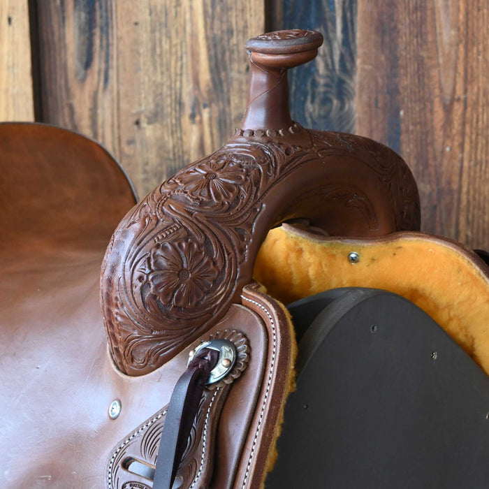 15.5" JEFF SMITH BUSTER WELCH RANCH CUTTING SADDLE