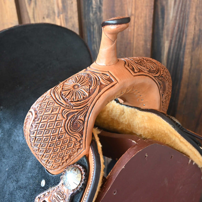 13" TESKEY'S BARREL SADDLE Saddles - New Teskey's Saddlery