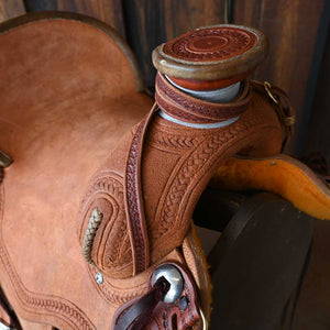 14" TESKEY'S POST HORN ASSOCIATION SADDLE