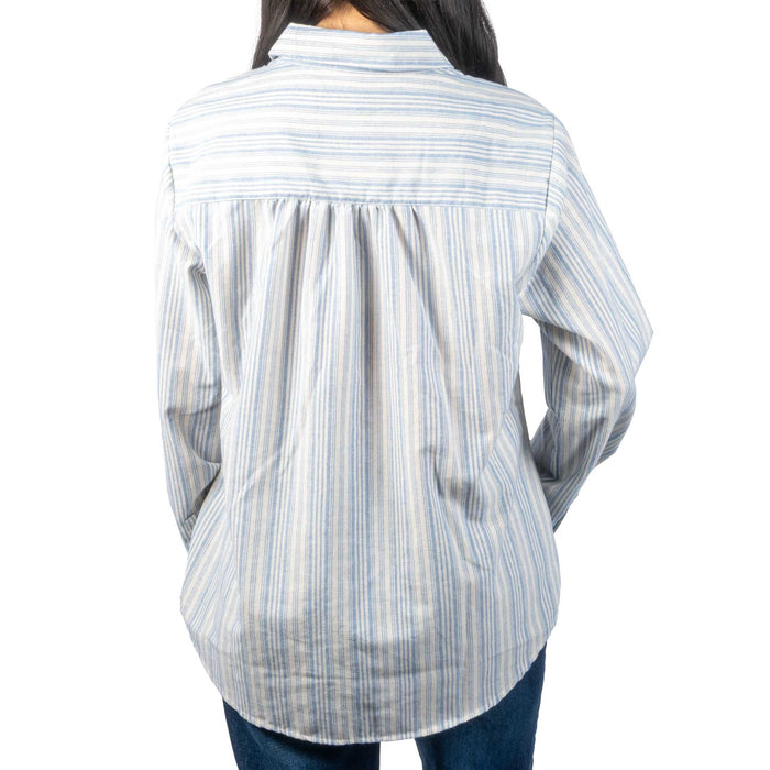 Dylan James Stripe Denim Shirt WOMEN - Clothing - Tops - Long Sleeved Dylan