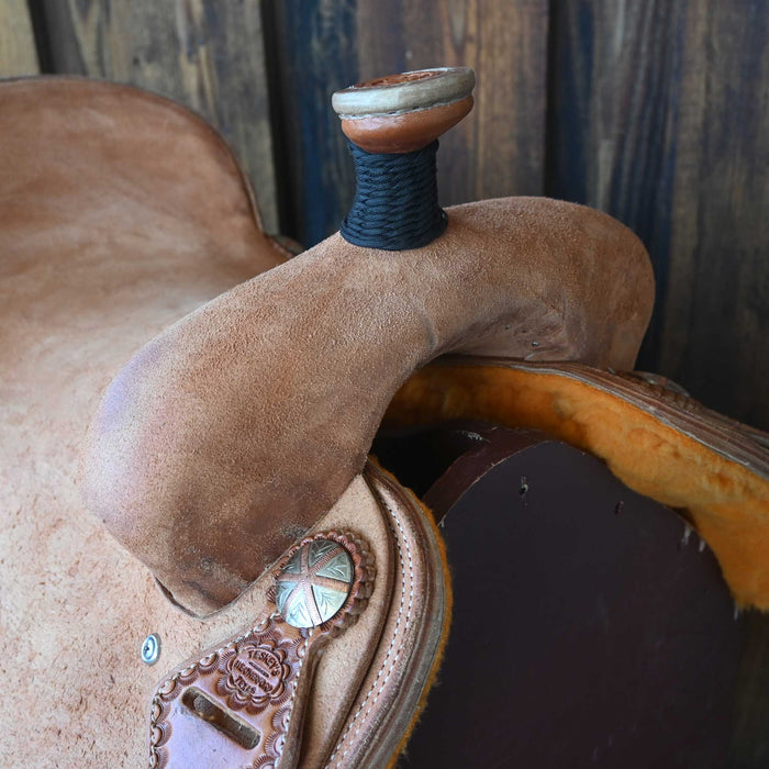 15.5" TESKEY'S TEAM ROPING SADDLE Saddles - New Teskey's Saddlery