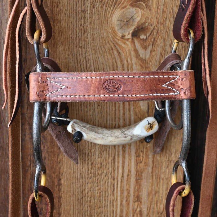 Jeff Wade Leather Bridle Rig w/Split Ear Headstall Tack - Rigs Jeff Wade