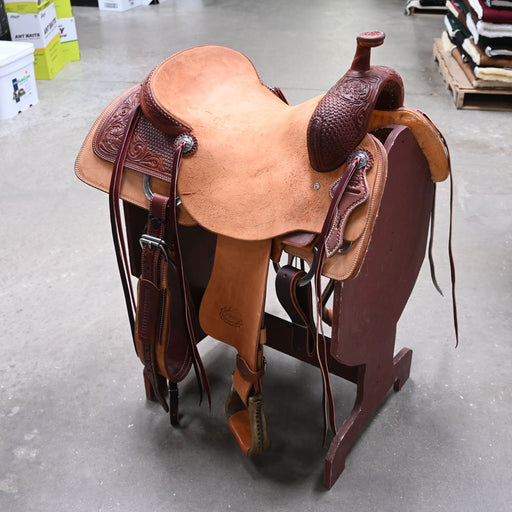 16.5" TESKEY'S RANCH CUTTER SADDLE Saddles - New Teskey's Saddlery