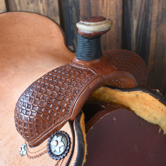 17" PATRICK SMITH TEAM ROPING SADDLE Saddles - New Patrick Smith