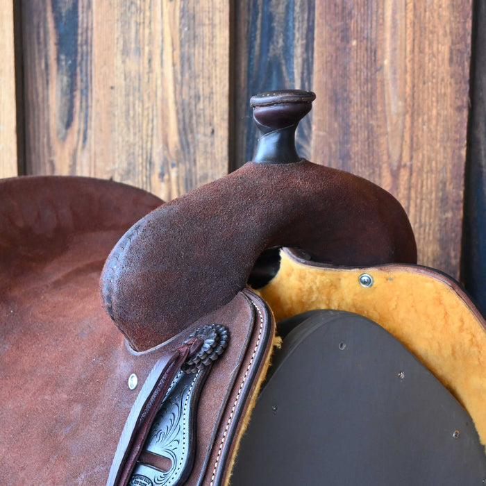 15.5" JEFF SMITH BUSTER WELCH RANCH CUTTING SADDLE