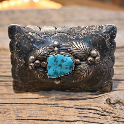 Vintage Al Charley Navajo Turquoise Cuff Collectibles Al Charley