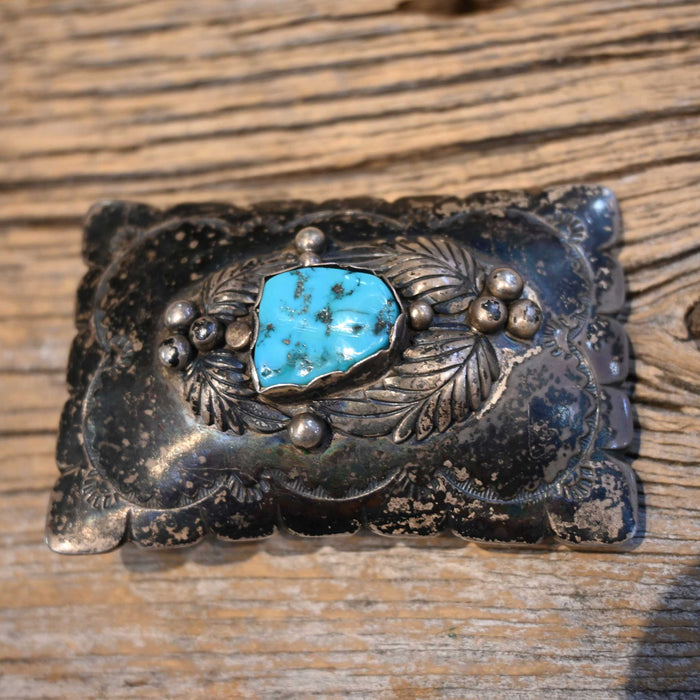 Vintage Al Charley Navajo Turquoise Cuff Collectibles Al Charley