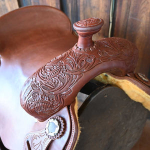 15.5" JEFF SMITH COWBOY SADDLE Saddles Jeff Smith   