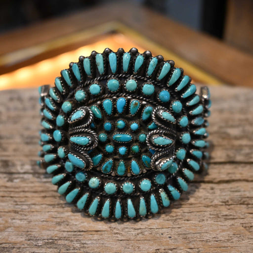 Vintage GEAB Sterling Silver & Turquoise Cuff Collectibles Teskey's