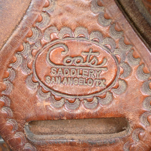 14" USED COATS BARREL SADDLE Saddles Coats Saddlery   