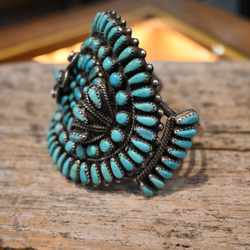 Vintage GEAB Sterling Silver & Turquoise Cuff Collectibles Teskey's