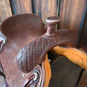 17" JEFF SMITH RANCH CUTTER SADDLE Saddles Jeff Smith   