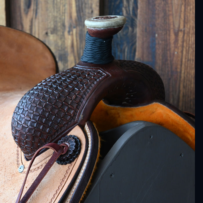 15" PATRICK SMITH TEAM ROPING SADDLE