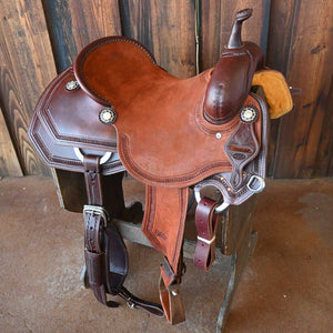 16" JEFF SMITH CUTTING SADDLE Saddles Jeff Smith   