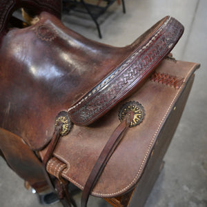 14" USED JEFF SMITH BARREL SADDLE Saddles Jeff Smith   