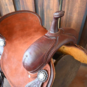 16" JEFF SMITH CUTTING SADDLE Saddles Jeff Smith   