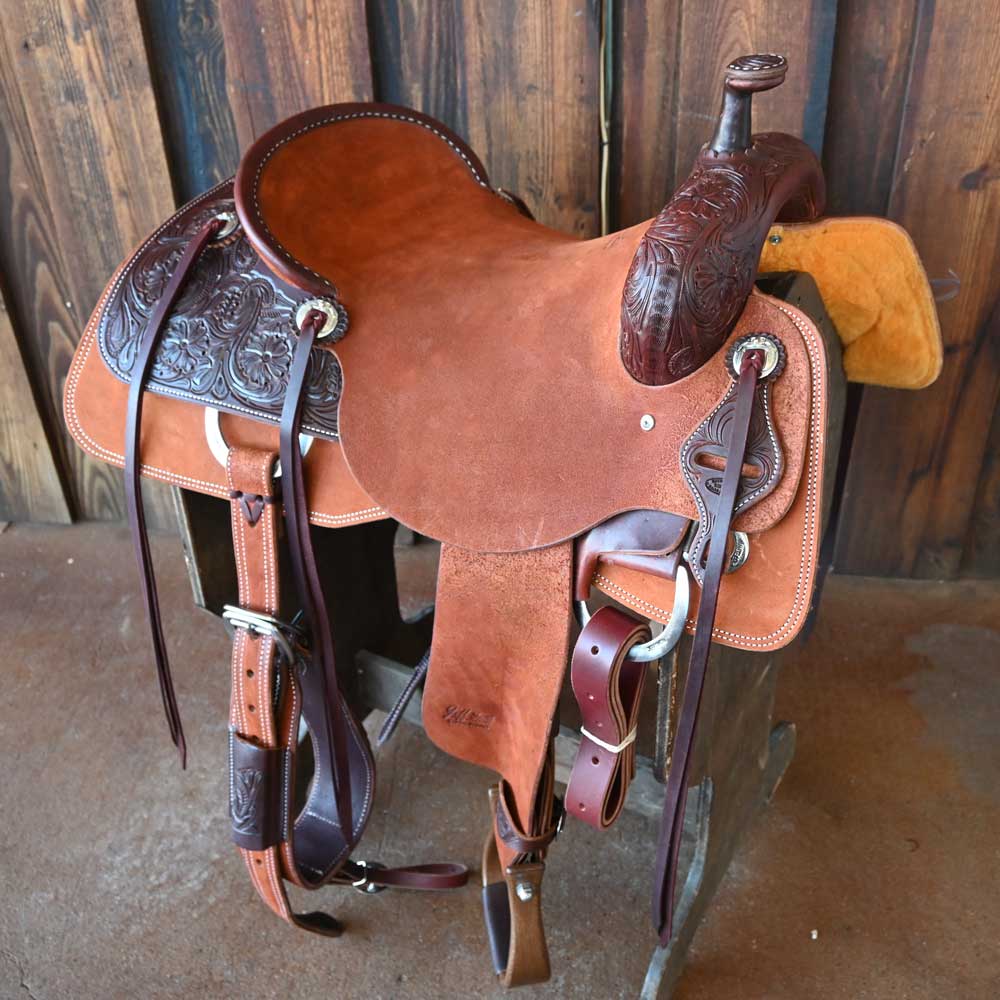 17" JEFF SMITH RANCH CUTTER SADDLE Saddles Jeff Smith   