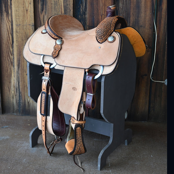 14.5" TESKEY'S CALF ROPING SADDLE