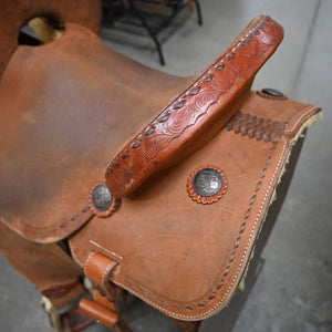 14.5" USED TESKEY'S BARREL SADDLE Saddles TESKEY'S SADDLERY LLC   