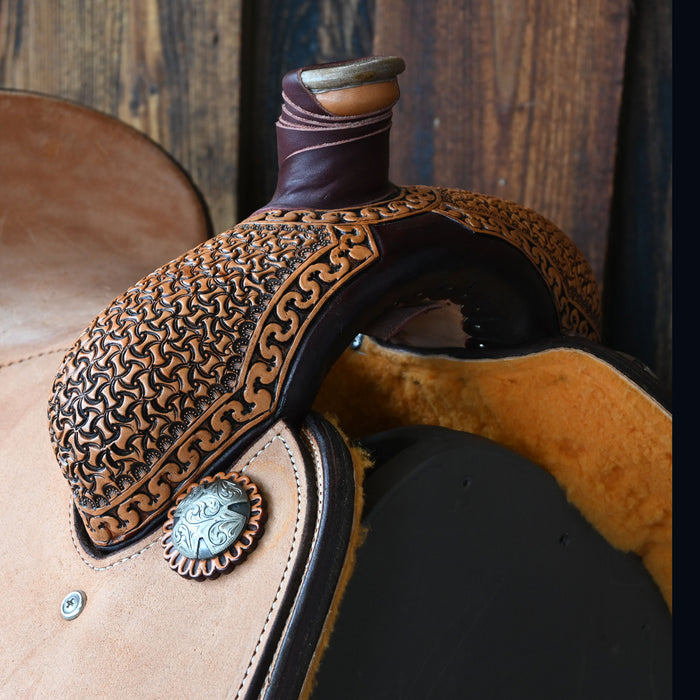 14.5" TESKEY'S CALF ROPING SADDLE