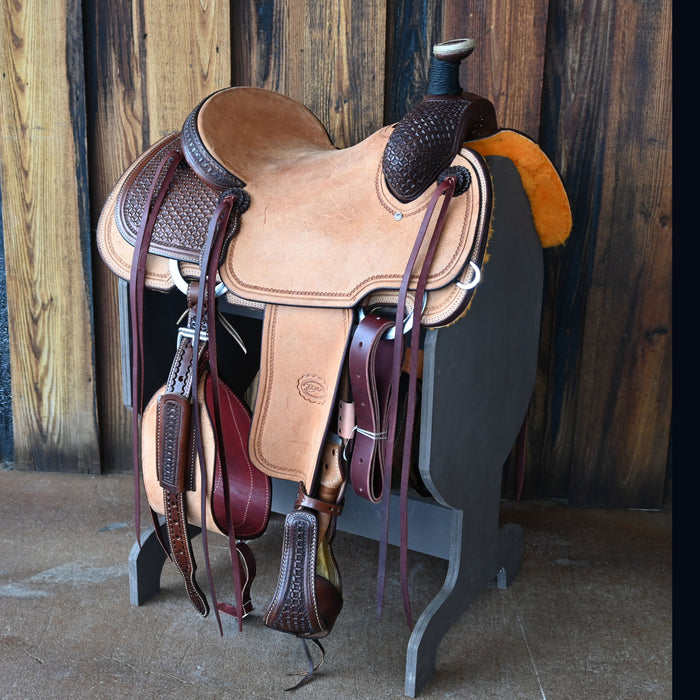 14.5" PATRICK SMITH TEAM ROPING SADDLE