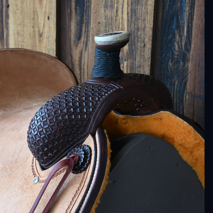 14.5" PATRICK SMITH TEAM ROPING SADDLE