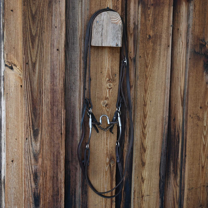 Tom Balding Correction Bridle Rig w/Split Ear Headstall Tack - Rigs Tom Balding