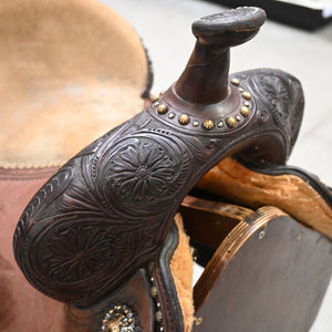 14" USED REINSMAN BARREL SADDLE Saddles Reinsman   