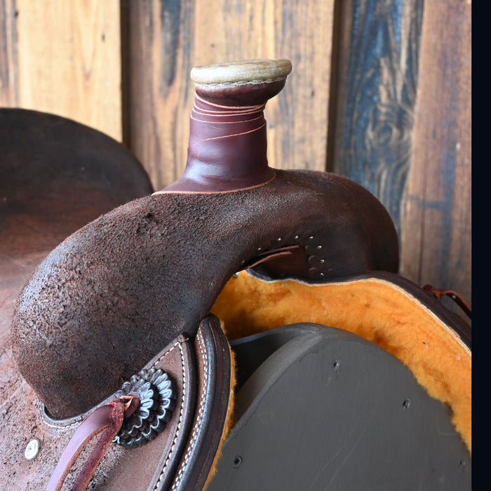 15" TESKEY'S TEAM ROPING SADDLE