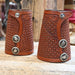 D.L. Alton Leather Cowboy Cuffs Collectibles D.L. Alton