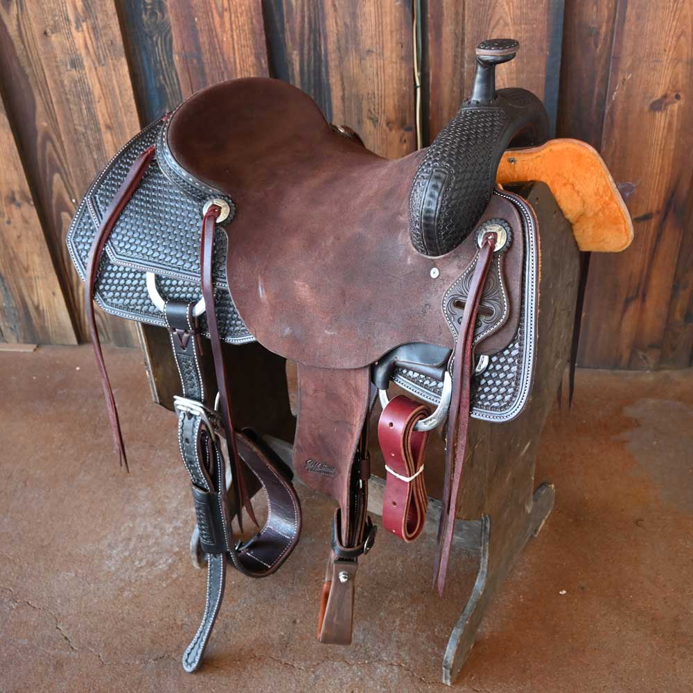 17" JEFF SMITH RANCH CUTTER SADDLE Saddles Jeff Smith   