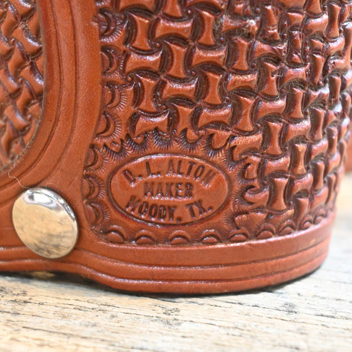 D.L. Alton Leather Cowboy Cuffs Collectibles D.L. Alton