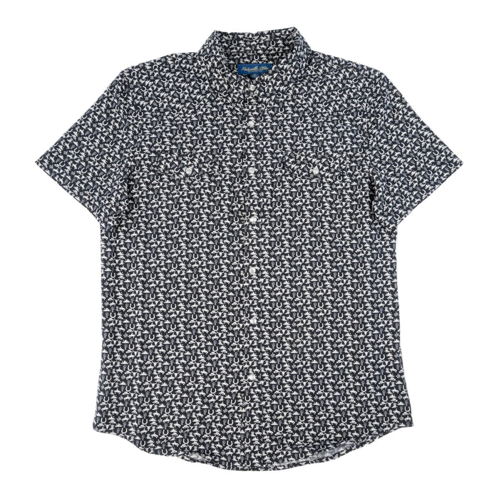 Panhandle Slim Men's Black Western Print Pearl Snap Shirt MEN - Clothing - Shirts - Short Sleeve Panhandle