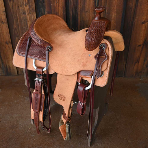 15.5" TESKEY'S RANCH CUTTER SADDLE Saddles - New Teskey's Saddlery