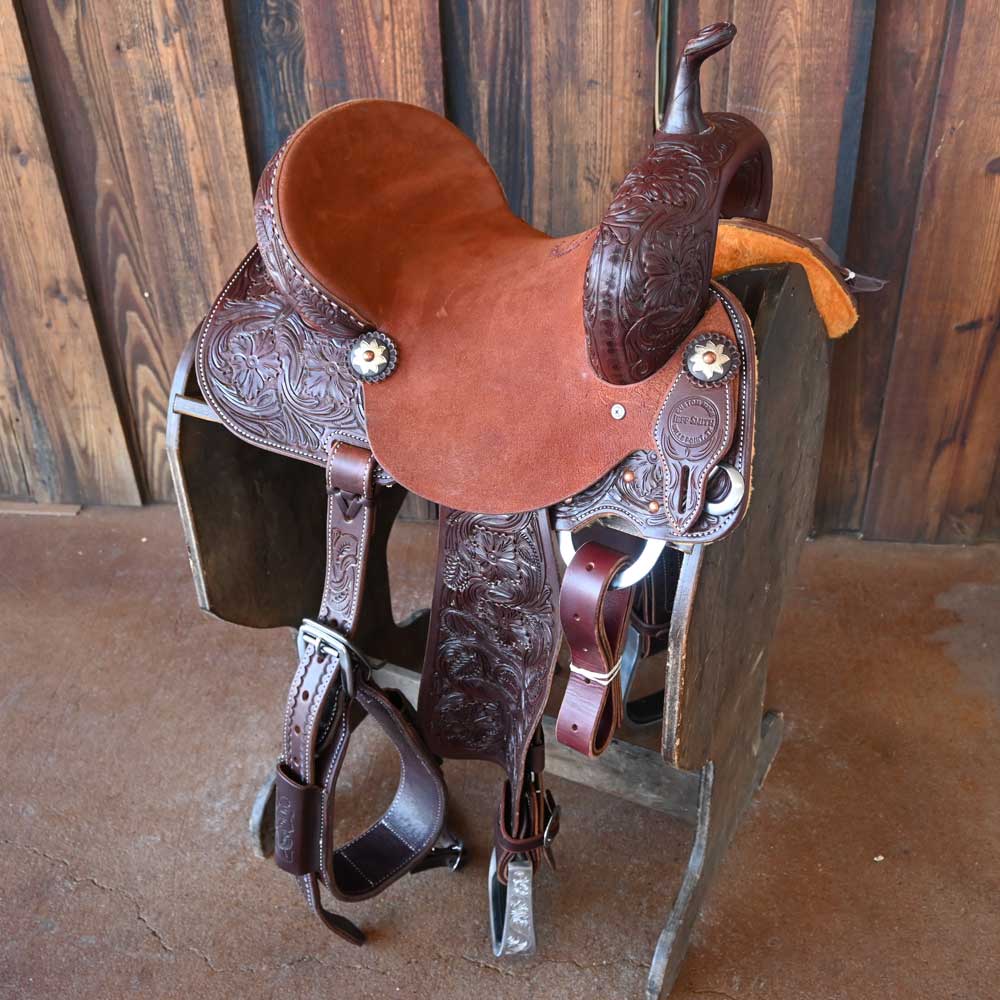 13.5" JEFF SMITH BARREL SADDLE Saddles Jeff Smith   