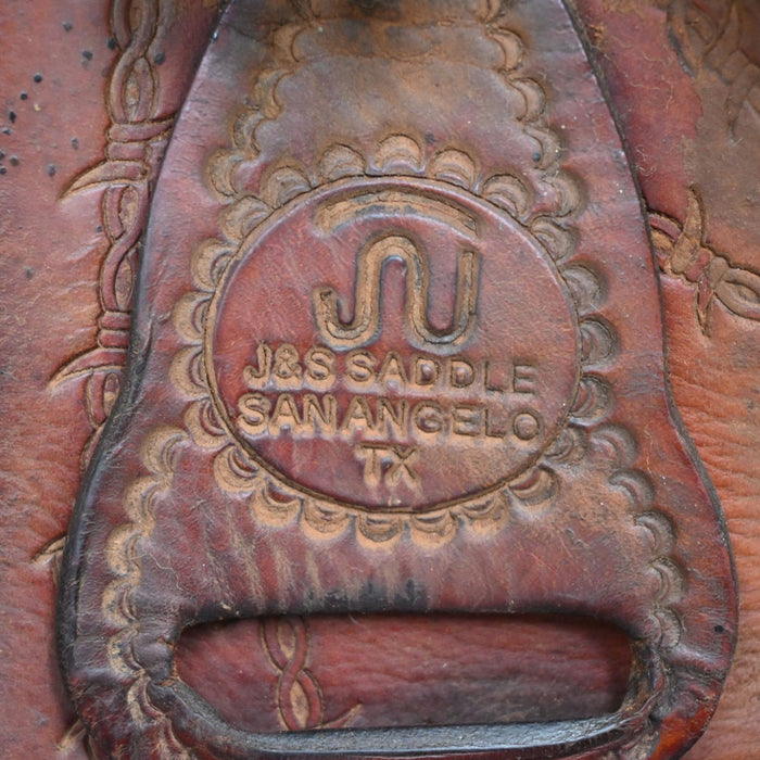 16" USED J &S CUTTING SADDLE Saddles - Used J&S Saddlery